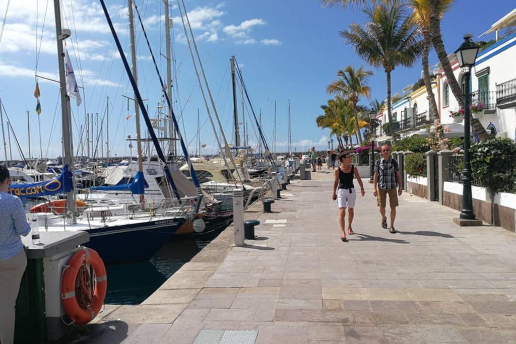 Charmante Wohnung Direkt Am Meer, Kostenloses Wlan Puerto De Mogan Εξωτερικό φωτογραφία