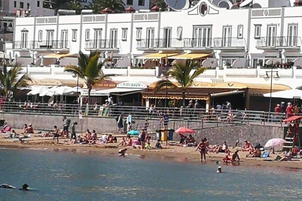 Charmante Wohnung Direkt Am Meer, Kostenloses Wlan Puerto De Mogan Εξωτερικό φωτογραφία